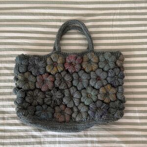 Sophie Digard Handmade Floral Crochet Bag